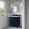 James Martin Vanities Brittany 30in Single Vanity, Victory Blue w/ 3 CM White Zeus Quartz Top 650-V30-VBL-3WZ - alternate 3